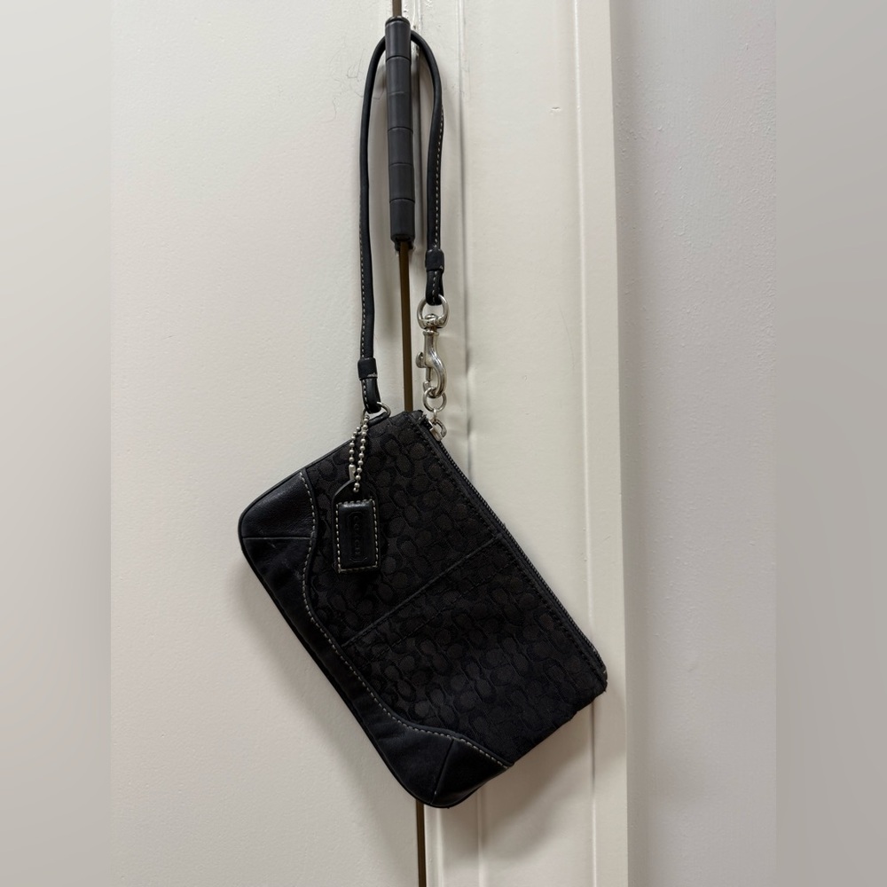 Vintage Coach Signature Wristlet